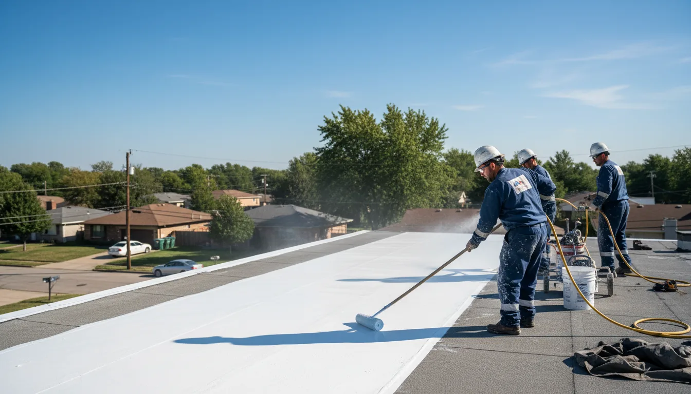 Commercial roof coating in Grove City, PA near me